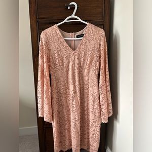 Pink lace dress size 6
